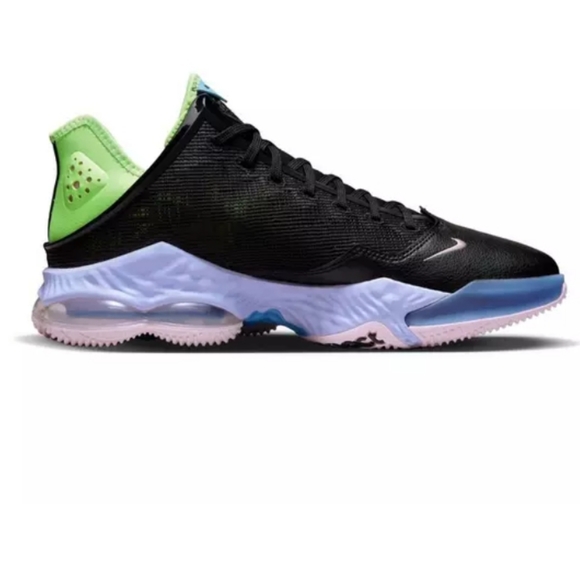 Nike Lebron 19 low size 11 black, purple pulse, pink foam, ghost green - Picture 13 of 16